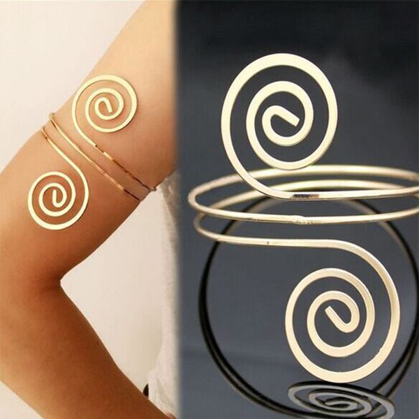 lnrrabc exaggeration golden/silver women bracelet swirl upper arm armlet aolly note multilayer street shoot body jewelry gift
lnrrabc exaggeration golden/silver women bracelet swirl upper arm armlet aolly note multilayer street shoot body jewelry gift
