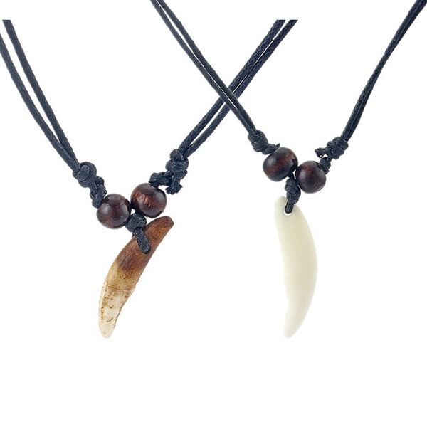 1pcs white/ brown real wolf tooth teeth pendant necklace amulet black cotton cord necklace, Silver
1pcs white/ brown real wolf tooth teeth pendant necklace amulet black cotton cord necklace, Silver