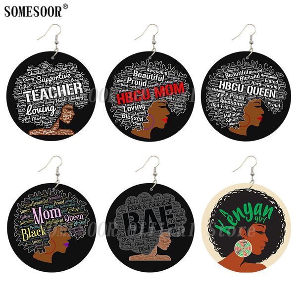 somesoor black mom queen teacher both sides print wooden drop earrings proud melanin bee locs hoops jewelry for women gifts, Silver
somesoor black mom queen teacher both sides print wooden drop earrings proud melanin bee locs hoops jewelry for women gifts, Silver
