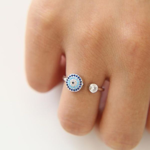 rose gold evil eye open ring with blue black mixed cz new jewelry luxury adjustable ring cubic zircon turkish women jewelry, Golden;silver
rose gold evil eye open ring with blue black mixed cz new jewelry luxury adjustable ring cubic zircon turkish women jewelry, Golden;silver