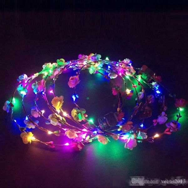 wedding party crown flower headband led light up hair wreath hairband christmas glowing wreath sent by random
wedding party crown flower headband led light up hair wreath hairband christmas glowing wreath sent by random