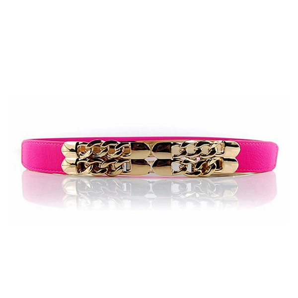 10 pcs wholesale belts for women gold double twist chain metal buckle thin elastic waist belt for ladies dresses, Black;brown
10 pcs wholesale belts for women gold double twist chain metal buckle thin elastic waist belt for ladies dresses, Black;brown