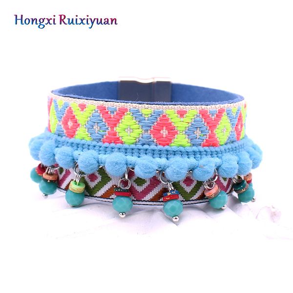 bangle bracele bohemian leather bracelet handmade jewelry vintage bracelets for women delicate embroidery lace magnetic buckle, Black
bangle bracele bohemian leather bracelet handmade jewelry vintage bracelets for women delicate embroidery lace magnetic buckle, Black