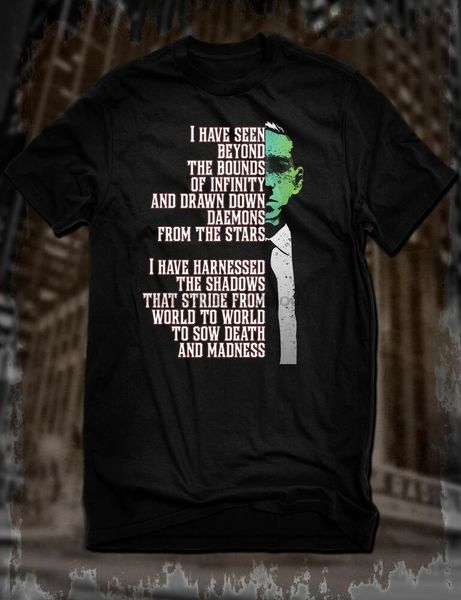 new black h p lovecraft t-shirt cthulu quote tee daemons madness horror fiction
new black h p lovecraft t-shirt cthulu quote tee daemons madness horror fiction