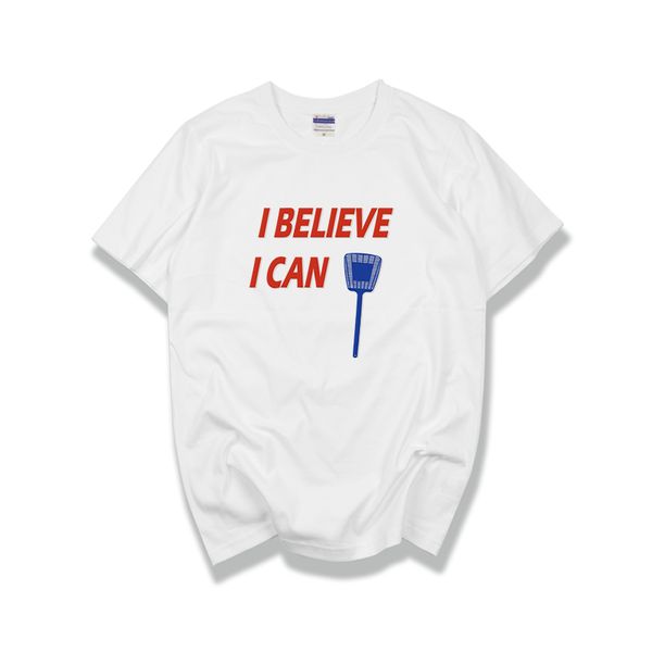 2020 new 100% cotton short sleeve t-shirt funny i believe i can fly tee