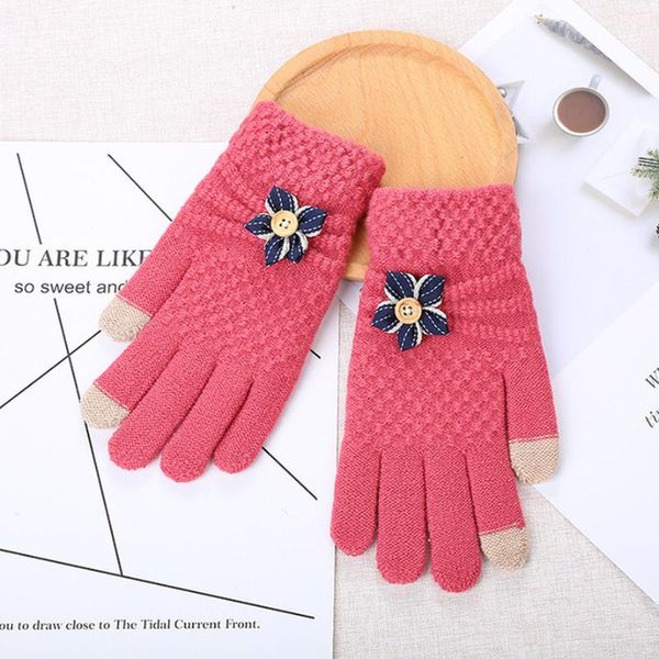 five fingers gloves sells double layer ladies knit finger can be touch screen plus velvet thick warm little girl available, Blue;gray
five fingers gloves sells double layer ladies knit finger can be touch screen plus velvet thick warm little girl available, Blue;gray