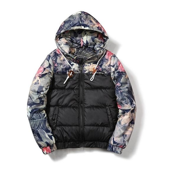 men's winter hooded floral jacket plus size 4xl thick flower parkas mens outwear 2020 new warm bomber jacket men, Black
men's winter hooded floral jacket plus size 4xl thick flower parkas mens outwear 2020 new warm bomber jacket men, Black