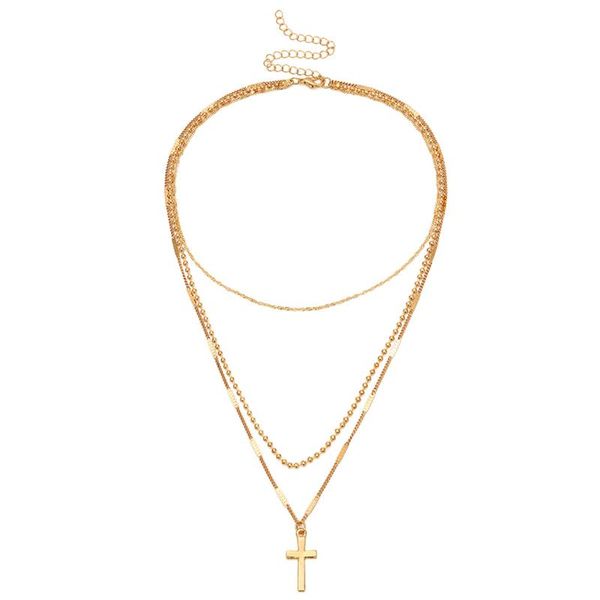 icnway retro cross multi-layer necklace women fashion simple business wild clavicle chain, Silver
icnway retro cross multi-layer necklace women fashion simple business wild clavicle chain, Silver