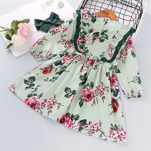 children skirts 2020 christmas autumn and winter new girls dresses long-sleeved floral princess dress baby children clothing, Red;yellow
children skirts 2020 christmas autumn and winter new girls dresses long-sleeved floral princess dress baby children clothing, Red;yellow