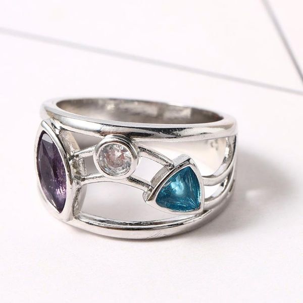 cluster rings women exquisite multicolor geometric pattern ring with zircon creative wave line for party wedding jewelry accessories, Golden;silver
cluster rings women exquisite multicolor geometric pattern ring with zircon creative wave line for party wedding jewelry accessories, Golden;silver