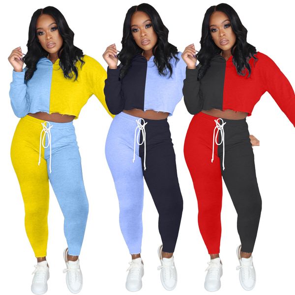 womens clothing 2 piece set long sleeve panelled long pants women 2pcs outfit designer tracksuits, Gray
womens clothing 2 piece set long sleeve panelled long pants women 2pcs outfit designer tracksuits, Gray