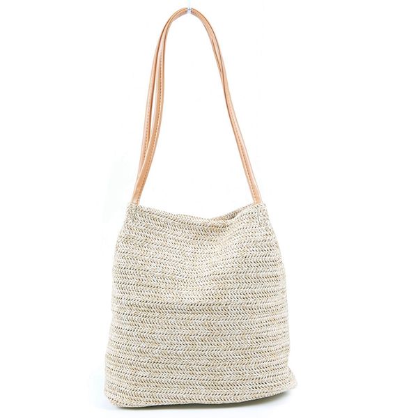 straw bag casual handbag summer holiday shoulder bag ladies weaving bucket beach shoulder bags beige
straw bag casual handbag summer holiday shoulder bag ladies weaving bucket beach shoulder bags beige