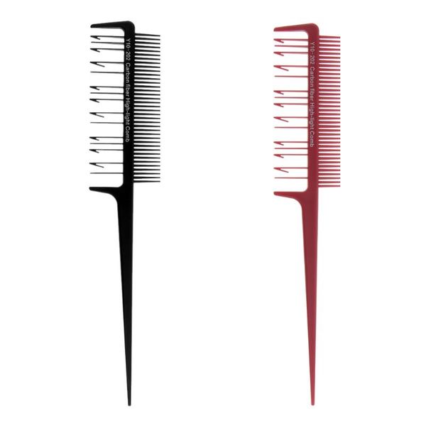 2pcs pro styling tools 2-way ткачество секционирование ламинирование гребень для волос окрашивание, мелирование, выметание, microbraiding, Silver
2pcs pro styling tools 2-way ткачество секционирование ламинирование гребень для волос окрашивание, мелирование, выметание, microbraiding, Silver