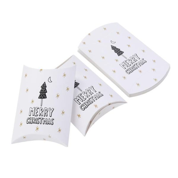 10 pcs christmas gift box paper pillow shape creative lovely candy box packaging bags party supplies for new year
10 pcs christmas gift box paper pillow shape creative lovely candy box packaging bags party supplies for new year