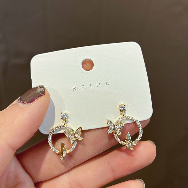 shiny side fashion brand jewelry butterfly stud earrings for women new style crystal fish earring, Golden;silver
shiny side fashion brand jewelry butterfly stud earrings for women new style crystal fish earring, Golden;silver