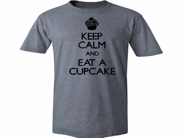 2019 keep calm & eat a cupcake funny parody gifts gray 100% cotton new t-shirt
2019 keep calm & eat a cupcake funny parody gifts gray 100% cotton new t-shirt