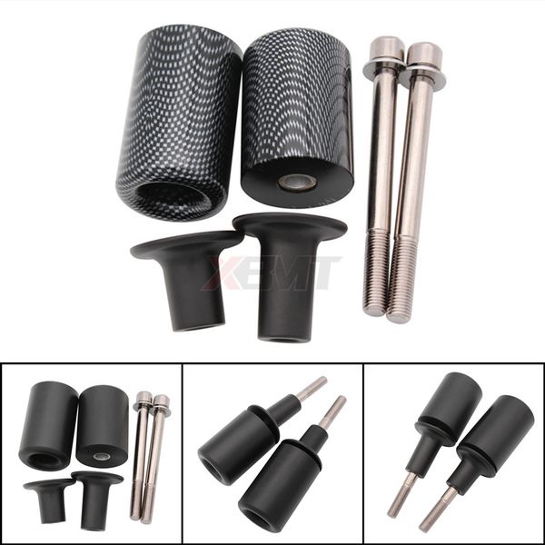 motorcycle black / carbon no cut frame sliders crash falling protection for ninja zx6r zx-6r 2013- 2014
motorcycle black / carbon no cut frame sliders crash falling protection for ninja zx6r zx-6r 2013- 2014