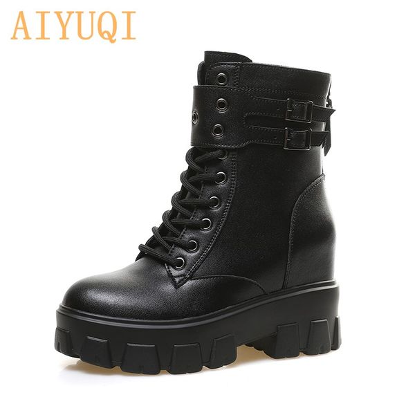 boots aiyuqi women fashion internal increase women's ankle autumn 2021 genuine leather motorcycle, Black
boots aiyuqi women fashion internal increase women's ankle autumn 2021 genuine leather motorcycle, Black