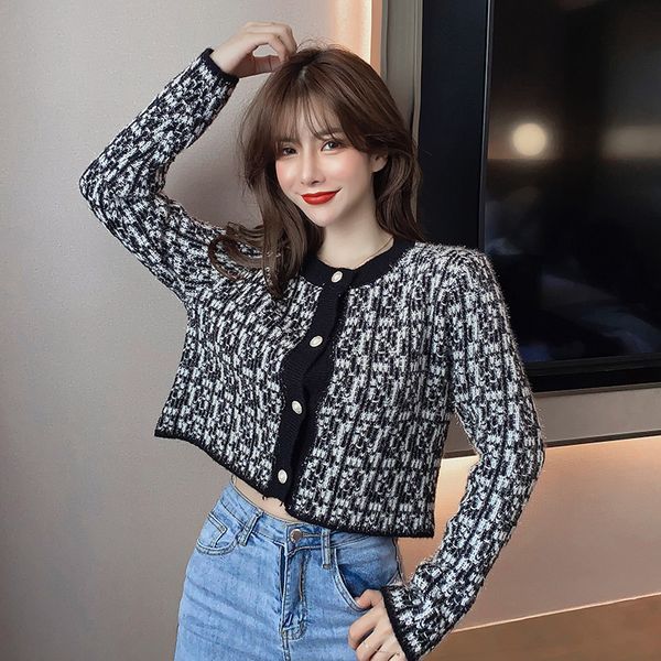 korean fashion woman sweaters long sleeve o neck single breasted knitted cardigan women sweater 2020 autumn short ladies coats, White
korean fashion woman sweaters long sleeve o neck single breasted knitted cardigan women sweater 2020 autumn short ladies coats, White