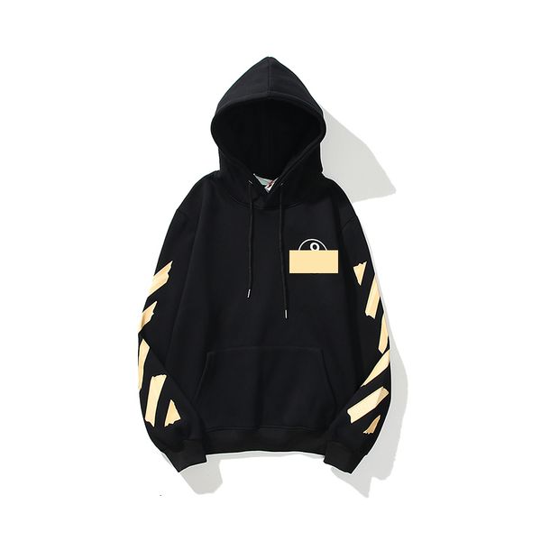 20ss new couple jacket european american bronzing cordon ow tide brand autumn winter printing arrow men and women hoodi, Black 
20ss new couple jacket european american bronzing cordon ow tide brand autumn winter printing arrow men and women hoodi, Black