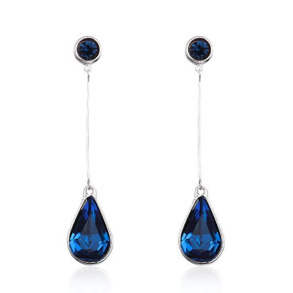 simple hanging colorful crystal drop earrings dangle water drop style earrings for women jewelry cute gifts, Silver
simple hanging colorful crystal drop earrings dangle water drop style earrings for women jewelry cute gifts, Silver