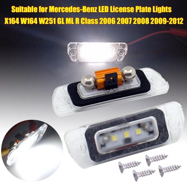 1 pair led license plate lights for x164 w164 w251 gl ml r class 2006 2007 2008 2009-2012
1 pair led license plate lights for x164 w164 w251 gl ml r class 2006 2007 2008 2009-2012