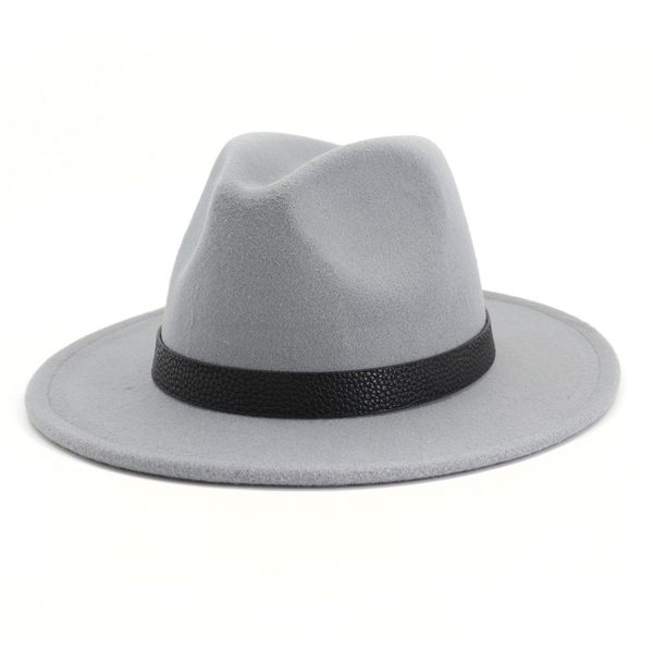autumn winter classical women men felt fedora hats belt band flat brim floppy cloche cap chapeau faux wool panama cap, Blue;gray
autumn winter classical women men felt fedora hats belt band flat brim floppy cloche cap chapeau faux wool panama cap, Blue;gray