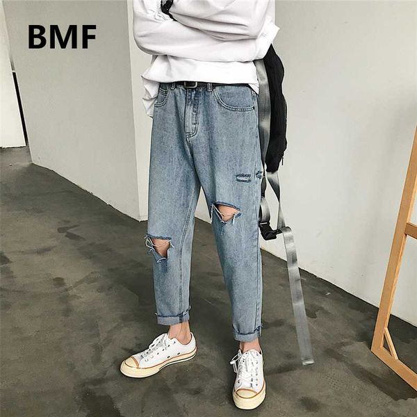 men's jeans summer thin loose straight ripped korean style clothes casual kpop trousers hip hop ulzzang denim pants male, Blue
men's jeans summer thin loose straight ripped korean style clothes casual kpop trousers hip hop ulzzang denim pants male, Blue