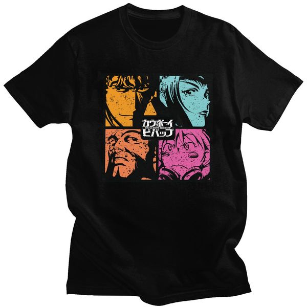 classic 90s anime cowboy bebop t-shirt for men short sleeve japan manga spike spiegel tshirt 100% cotton tee shirts merchandise
classic 90s anime cowboy bebop t-shirt for men short sleeve japan manga spike spiegel tshirt 100% cotton tee shirts merchandise