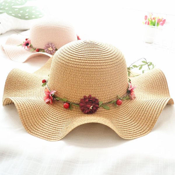 bow flower vine ladies big brim hat edge uv protection parent-child straw hat summer vacation sunshade beach, Blue;gray
bow flower vine ladies big brim hat edge uv protection parent-child straw hat summer vacation sunshade beach, Blue;gray