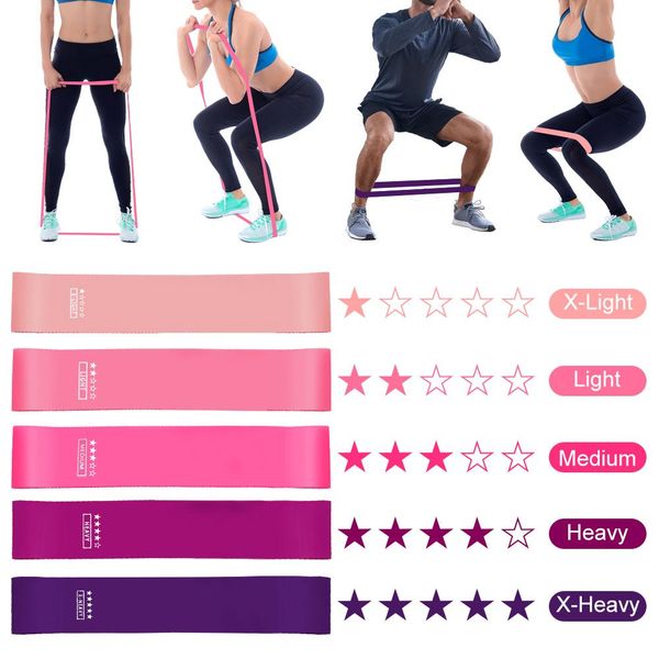 5pcs yoga resistance bands 5 level training pull rope 0.35mm-1.1mm pilates expander band fitness gym workout elastic rubber band
5pcs yoga resistance bands 5 level training pull rope 0.35mm-1.1mm pilates expander band fitness gym workout elastic rubber band