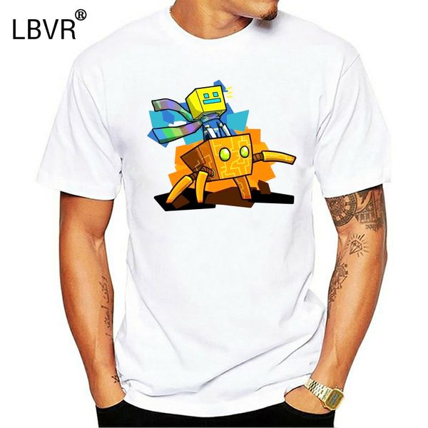 geometry dash gaming fans t-shirt girls boys tee - personalised age 5-15(2