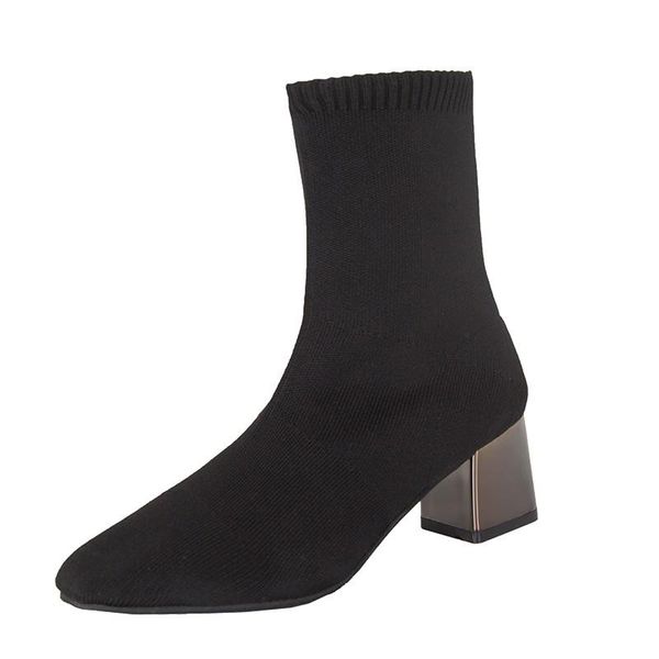 Women's sexy mid heel shoes socks boots autumn and winter fashion knitted stretch boots women black ankle boots size 35-40
Women's sexy mid heel shoes socks boots autumn and winter fashion knitted stretch boots women black ankle boots size 35-40
