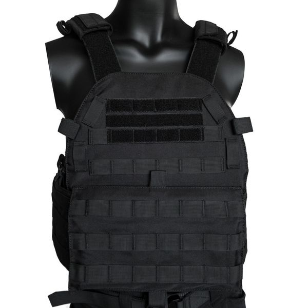 tc domestic fabric 6094 large tactical field vest cs tc0152-bk, Black;gray