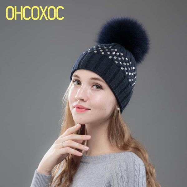 new women pompom winter hats cashmere wool witer hats with real fur mink pompoms luxury winter beanies, Blue;gray 
new women pompom winter hats cashmere wool witer hats with real fur mink pompoms luxury winter beanies, Blue;gray