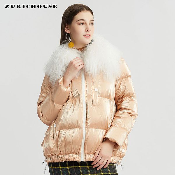 zurichouse winter down jacket women luxury real wool collar down parka 2020 fashion glossy waterproof warm winter coat, Black
zurichouse winter down jacket women luxury real wool collar down parka 2020 fashion glossy waterproof warm winter coat, Black