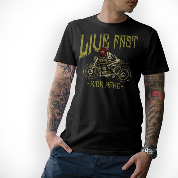 fashion cool casual t shirts biker t-shirt -live fast- motorrad cafe racer totenkopf streetfighter bobber mc summer tee shirt
fashion cool casual t shirts biker t-shirt -live fast- motorrad cafe racer totenkopf streetfighter bobber mc summer tee shirt