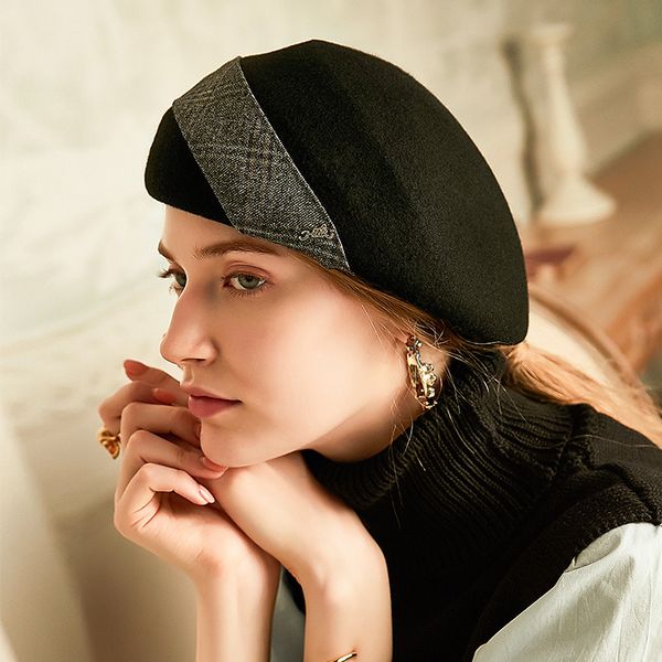 women winter chic fascinator hat party fedoras formal headwear lady cocktail hair accessories 100% australia wool felt beret cap, Blue;gray
women winter chic fascinator hat party fedoras formal headwear lady cocktail hair accessories 100% australia wool felt beret cap, Blue;gray