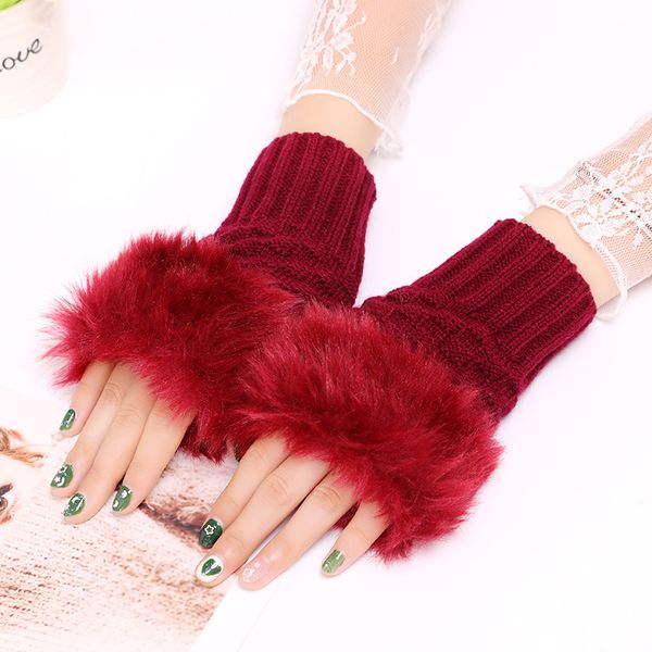five fingers gloves autumn and winter women' knitting gloves. pure wool knitted hair like, Blue;gray
five fingers gloves autumn and winter women' knitting gloves. pure wool knitted hair like, Blue;gray