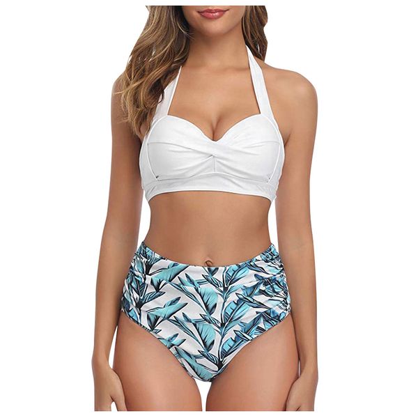 10colors dot print bikini set high waist tankini suit women push up cover up mujer bikini suit neck lace up tankini beachwear, White;black
10colors dot print bikini set high waist tankini suit women push up cover up mujer bikini suit neck lace up tankini beachwear, White;black