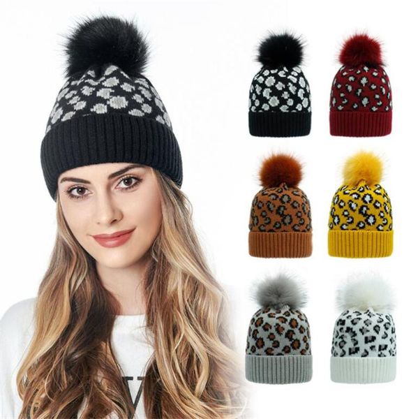 beanie/skull caps women casual knitted beanie hat autumn winter leopard print plush fashion warm hats fur pom poms, Blue;gray
beanie/skull caps women casual knitted beanie hat autumn winter leopard print plush fashion warm hats fur pom poms, Blue;gray