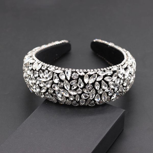 asymmetric rhinestone headband new baroque fashion luxury covered rhinestones exaggerated hoop prom show travel gift hair 591, Golden;silver
asymmetric rhinestone headband new baroque fashion luxury covered rhinestones exaggerated hoop prom show travel gift hair 591, Golden;silver