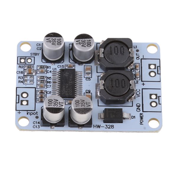 моно усилитель модуль tpa3110 30w digital board power amp dc 8-26v 
моно усилитель модуль tpa3110 30w digital board power amp dc 8-26v