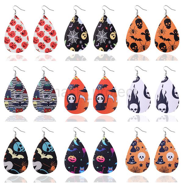 halloween pumpkin witch drop leather earrings combination set christmas earrings, Golden
halloween pumpkin witch drop leather earrings combination set christmas earrings, Golden