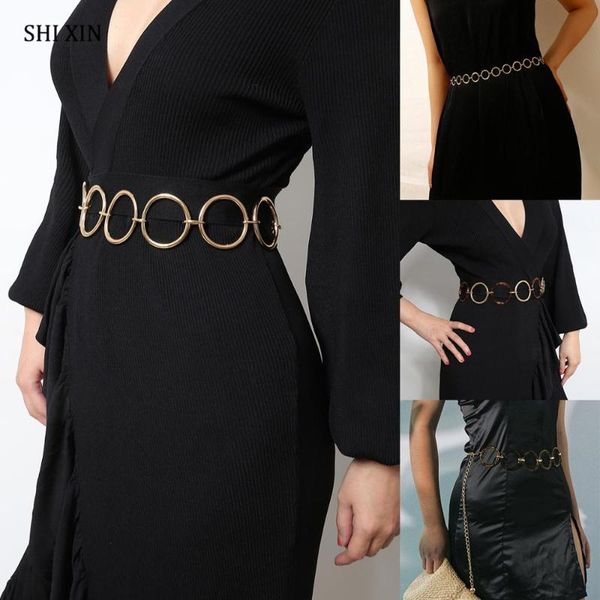 shixin big circle link chain belt for women waist belt for dresses/pants/jeans accessories waist chain jewelry belly gifts, Black;brown
shixin big circle link chain belt for women waist belt for dresses/pants/jeans accessories waist chain jewelry belly gifts, Black;brown