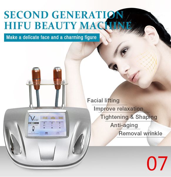 

110v new vmax ultrasound hifu cartridge body face lifting beauty skin tightening anti-aging wrinkle rf equipment dhl