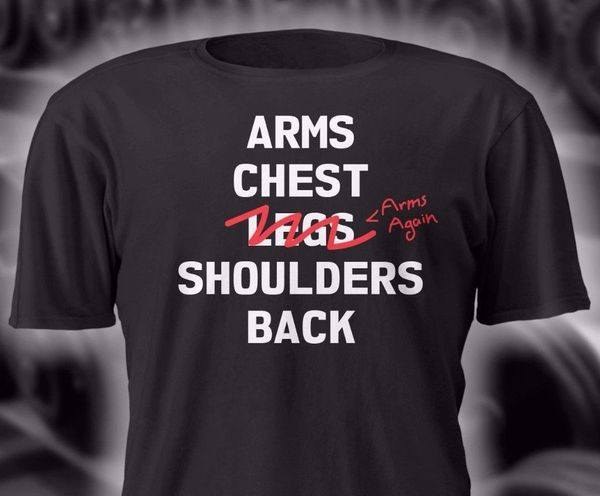 2019 fashion 100% cotton weekly routine - arms chest shoulders back day funny lifting fitness shirt tee shirt
2019 fashion 100% cotton weekly routine - arms chest shoulders back day funny lifting fitness shirt tee shirt