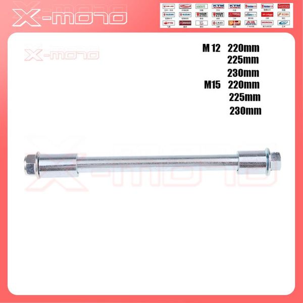 dirt pit bike wheel axle m12/m15 220mm for drum brake wheels rims hub 10inch 12" 14 16 17 18 19 inch bolts
dirt pit bike wheel axle m12/m15 220mm for drum brake wheels rims hub 10inch 12" 14 16 17 18 19 inch bolts