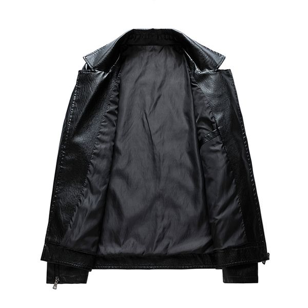 running jackets men's leather clothing youth jacket slim trendy pu handsome tight-fitting stand collar, Black;red
running jackets men's leather clothing youth jacket slim trendy pu handsome tight-fitting stand collar, Black;red