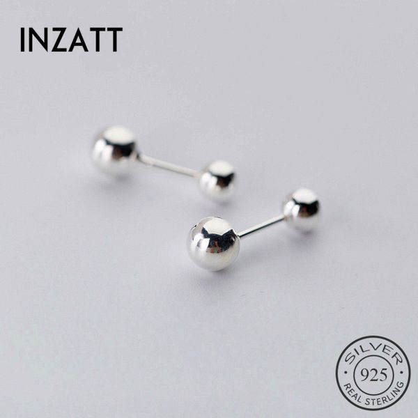 stud inzareal 925 sterling silver minimalist round bead earrings for fashion woman party trendy fine jewelry accessories, Golden;silver
stud inzareal 925 sterling silver minimalist round bead earrings for fashion woman party trendy fine jewelry accessories, Golden;silver